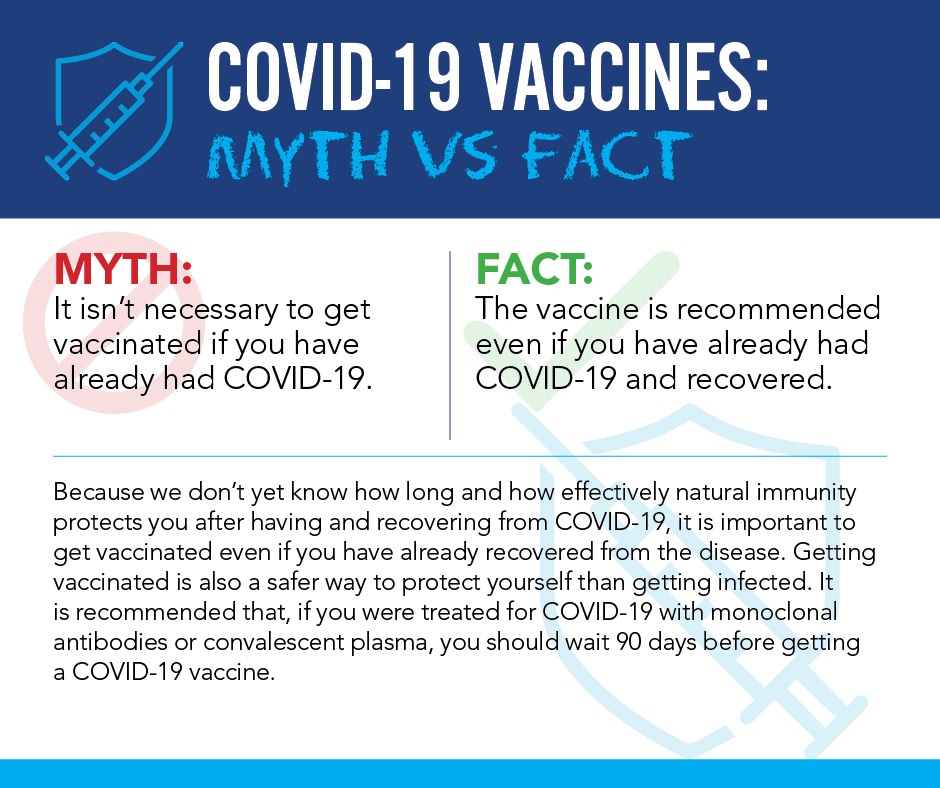 COVID-19 Vaccine Myth vs Fact - 1